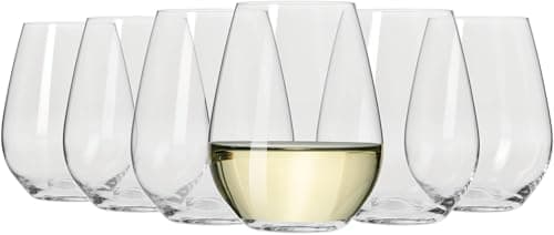 Image of Maxwell & Williams Vino Stemless White Wine Glasses Set of 6, 4ml, Gift Boxed