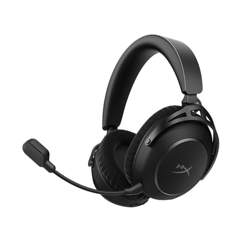 Image of HyperX Cloud Alpha 2 Wireless Gaming Headset | 250 Hours Battery Life | 53 mm Dual Chamber Driver, |Bluetooth & 2.4 GHz | RGB Base Station | Microphone, PC, PS5, PS4, Switch, Mobile | Black