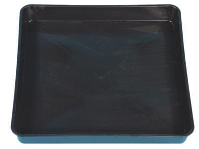 Image of 59 x 59 x 7cm Drip and Spill Tray, 28 Litre Capacity - Heavy-Duty Oil and Chemical Containment with Anti-Spill Ridges