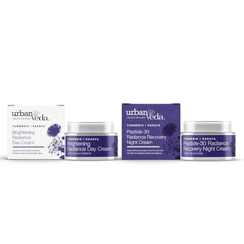Image of Urban Veda Dry Skin Moisturiser Set, 100ml | Dark Circle Cream for Day, 50 ml | Anti Wrinkle Face Cream for Night, 50 ml | Under Eye Cream for Puffy Eyes|Hyperpigmentation Treatment| Dark Spot Remover