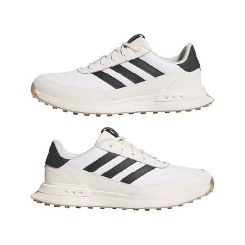 Image of adidas Golf Mens S2G Spikeless Golf Shoes - Cloud White/Carbon/Chalk - UK 6.5