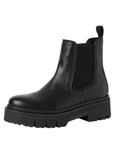 Image of Tamaris Women's Leather Boots, black, 37 EU