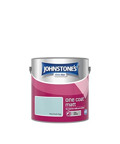Image of Johnstone's One Coat Matt Emulsion Paint - New Duck Egg 2.5L