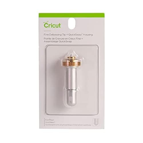 Image of Cricut 2006835 Fine Debossing Tip + QuickSwap Housing, Multicolour, Blade