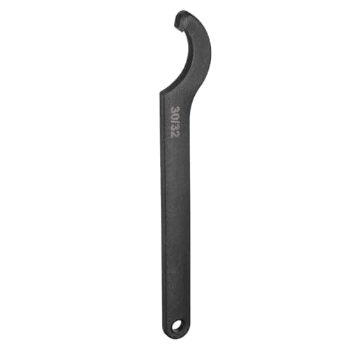 Image of sourcing map C Hook Spanner Wrench, 30-32mm C Pin Motorcycle Shock Nut Chrome Vanadium Spanner Wrench Tool with 2.5mm Square Head for Machine, Vehicles, Mechanical