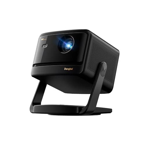 Image of Dangbei DBOX02 Pro 4K Projector with Google TV & Netflix Officially, 2000 ISO Lumens HDR10+ Dolby Audio 3D Ready 300" Screen Auto Keystone/Focus WiFi & Bluetooth Home Theater Projector for Bedroom