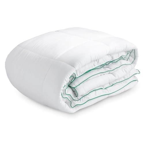 Image of All Season Bamboo Cotton Duvet 10.5 TOG Warm Hypoallergenic Machine Washable Anti-Allergy Bedding Coverless Breathable Quilt Microfibre Fill [Double]