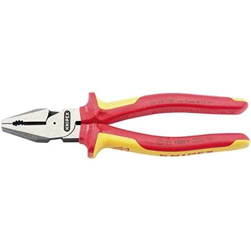 Image of Knipex 31861 200mm Fully Insulated High Leverage Combination Pliers