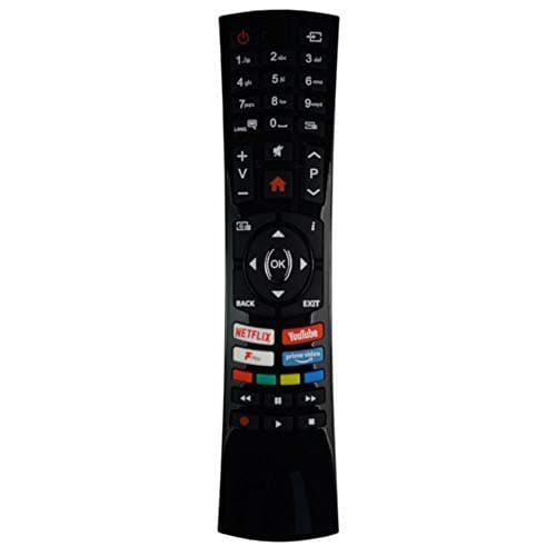 Image of Onlineaudioelectrical Replacement Remote Control Compatible for Bush DLED40FHDS 40 Inch Smart Full HD LED TV