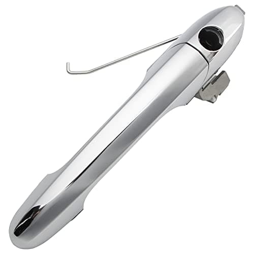 Image of Right Handle Fits for Fiat 500, KASturbo Driver Side Outer Chrome Exterior Door Handle 735592012