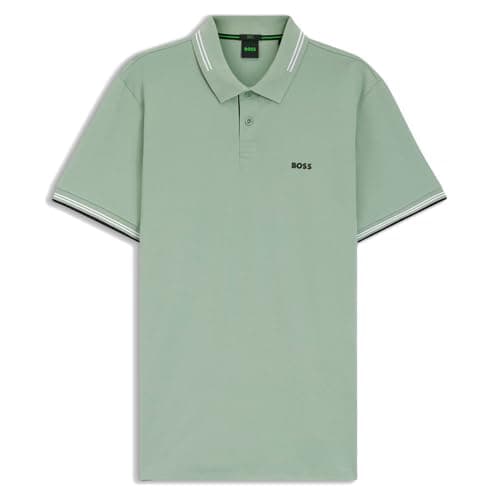 Image of BOSS Men's Polo Shirt, Open Green 359, XL