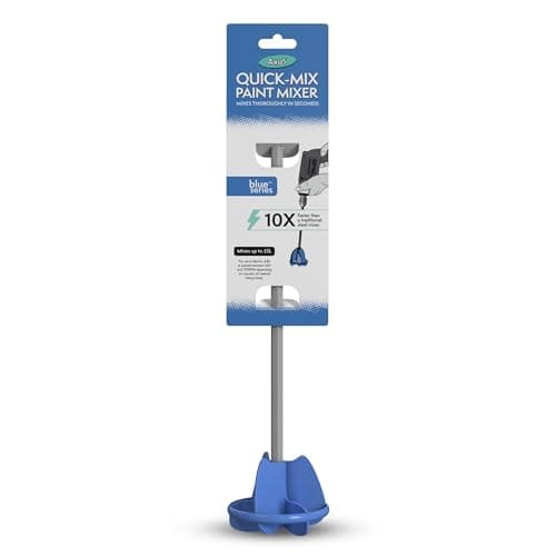 Image of Axus Decor Paint Mixing Paddle - 5 Litre Quick-Mix Paint Mixer - 10x Faster, Ideal for Viscous Paints - Paint Mixer Standard Drills for Professional Painter's & DIY Enthusiasts