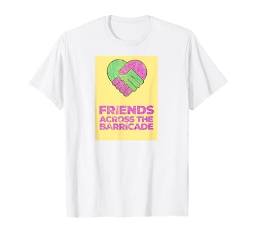 Image of Friends Across The Barricade (1990 Vintage Worn Look) T-Shirt