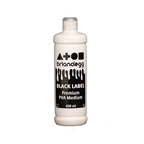 Image of Brian Clegg GL600BK Black Lable Premium PVA Medium Adhesive, Single, 600ml Bottle