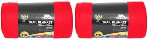 Image of Trespass Snuggles, Eeach 120 x 180 cm, RED (Pack of 2)