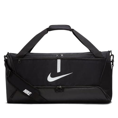 Image of NIKE Unisex Nk Acdmy Team Duff - Sp21 Gym Bag, BLACK/WHITE, MISC UK