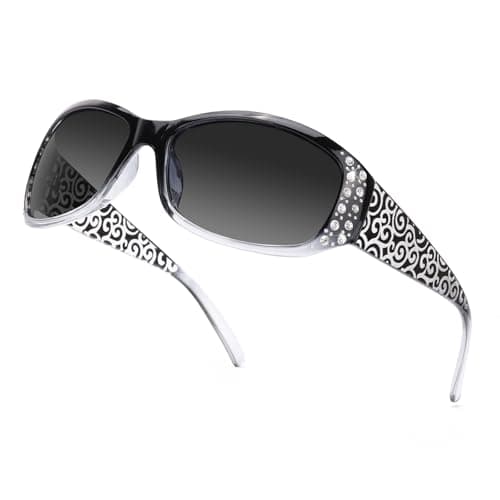 Image of SIPHEW Polarised Sunglasses Womens Trendy Ladies Sunglasses with UV400 Protection Wrap Around Sun Glasses for Women