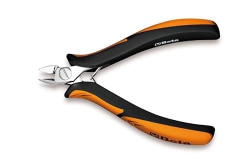 Image of Beta 11840101 Model 1184 BM/1 Diagonal Flush Cutting Nippers, Rounded Tips, Bi-material Handles, 120mm