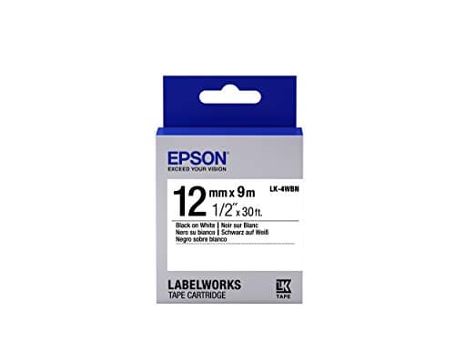 Image of Epson C53S654021 (LK-4WBN) Ribbon, 12mm x 9m