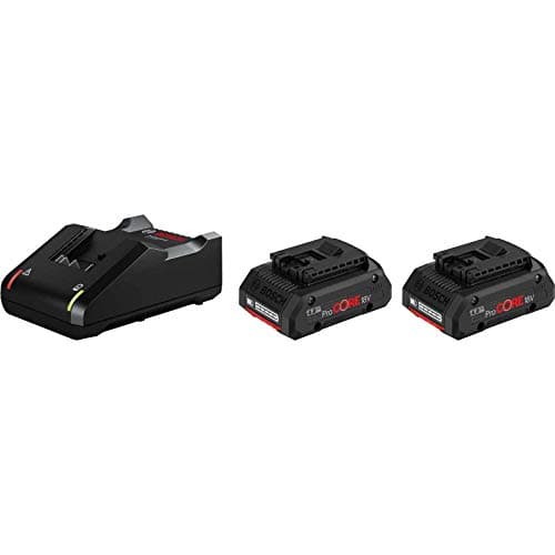 Image of Bosch Professional 18V System Cordless 2x ProCORE18V 4.0Ah Batteries + GAL 18V-40 Charger