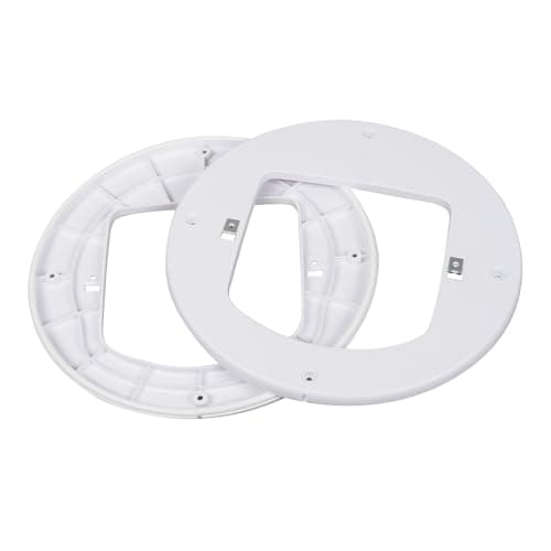 Image of PetSafe Installation Adaptor for Microchip & Manual-Locking Cat Flap - Versatile, Energy Efficient, Easy Installation - White