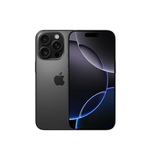 Image of Apple iPhone 16 Pro 256 GB: 5G Mobile phone with Apple Intelligence, Camera Control, 4K 120 fps Dolby Vision and a Huge Leap in Battery Life. Works with AirPods; Black Titanium