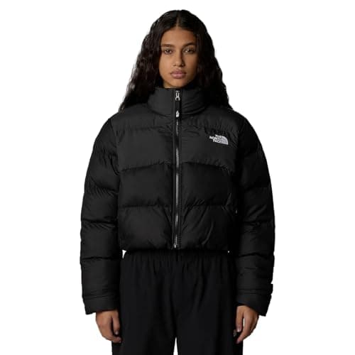 Image of The North Face Women's Cropped Saikuru Jacket, Tnf Black/Asphalt Grey, XS