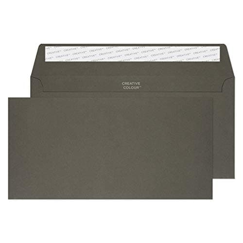 Image of Blake Creative Colour 224 DL+ 114X229 mm 120 gsm Peel and Seal Wallet Envelope - Graphite Grey (Pack of 500)