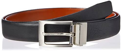 Image of Ted Baker Men's KARMER Reversible Leather Belt, Black, 34