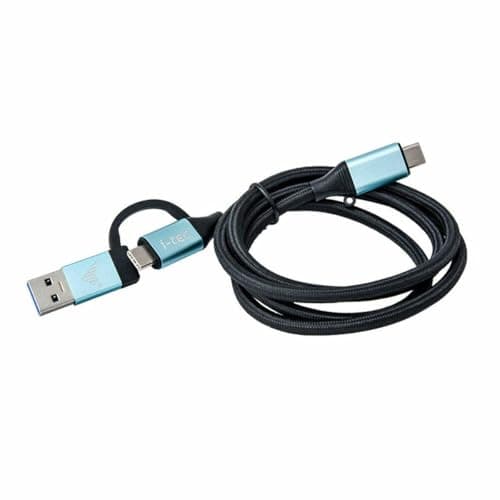 Image of i-tec USB-C to USB-C Cable with Integrated USB 3.0 Adapter, 1m