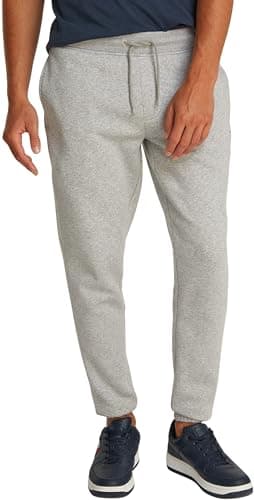 Image of Tommy Jeans Mens TJM Slim Flag Ext Dm0dm20473 Sweatpants, Grey, XXL UK