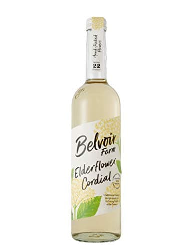 Image of Belvoir Farm - Elderflower Cordial, Great Taste Award Winner, Natural Hand-Picked Elderflowers, Simple Ingredients, Traditional Family Recipe, Suitable for Vegetarians & Vegans 6x500ml Bottles