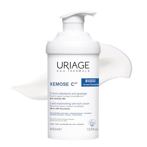 Image of Uriage Xémose Lipid-Replenishing Anti-Irritation Cream 400ml - Face & Body - Very Dry Skin Prone to Atopy - Hydrates, Immediately Soothes Itching Sensations, Brings Long-Lasting Comfort