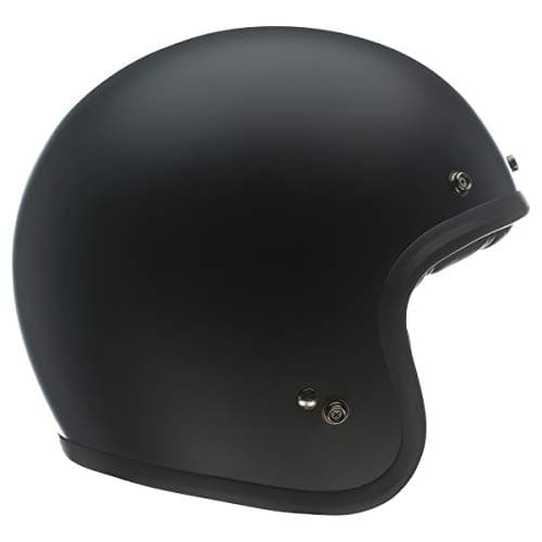Image of Bell Solid Custom 500 Carbon Cruiser Motorcycle Helmet - Matte Black / Large by Bell