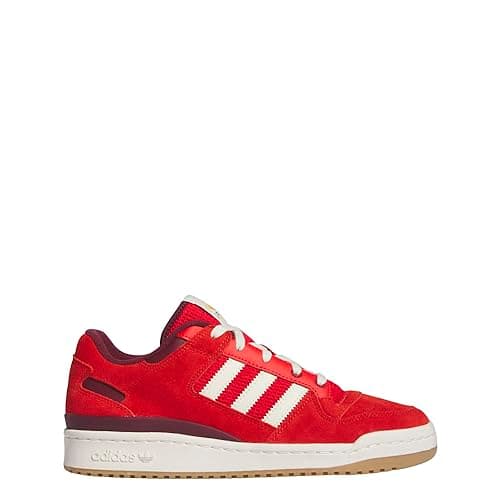 Image of adidas Originals Forum Low Classic Shoes Men IE7176 (Red/Off Wh), Size 11.5, Red/Gum/Off White, 11.5