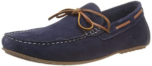 Image of Hush Puppies Men's Reuben Boat Shoe, Navy, 10