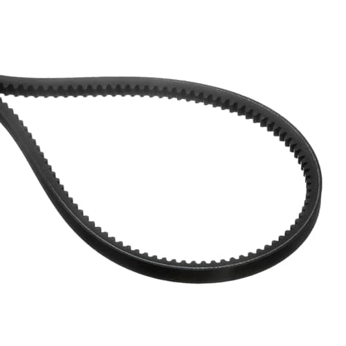 Image of sourcing map AX53 EPDM V-Belt, Raw Edge Cogged Industrial Rubber V Belt 1/2" Width x 53" Inside Circumference