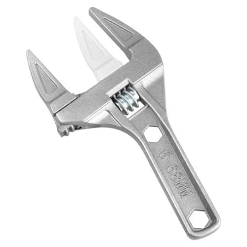 Image of Elezenioc Adjustable Spanner Wrench 6-68mm Open-End Wide Jaw Spanners Wrenches Ultra-Thin Shifting Spanner Shank Plumber Bathroom Hand Tool Alloy