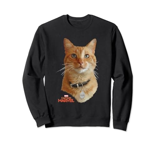 Image of Captain Marvel Goose Photo Sweatshirt