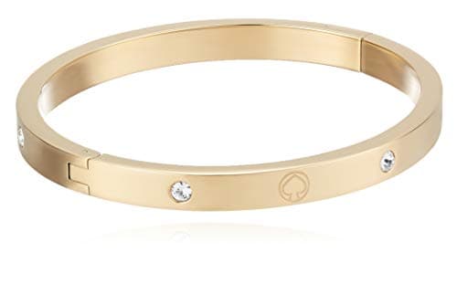Image of Kate Spade New York engraved spade bangle, Gold
