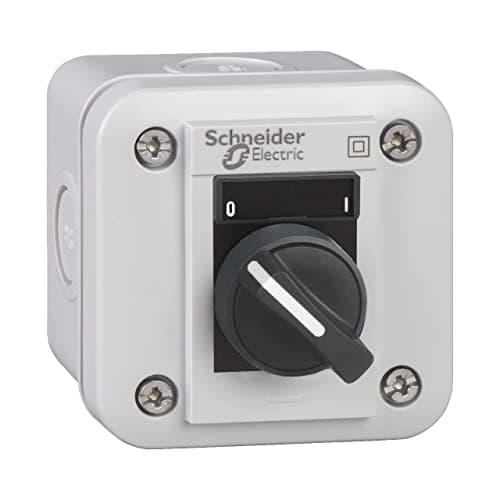 Image of Schneider Electric 2 POS SELECTOR SWITCH - Rotary Push Button - White - Manual