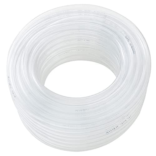 Image of Dcizlont Clear Plastic Tubing, 6mm x 8mm, 10M, PVC Tube Hose Water Pipe, Also for Oil and Air, Food Grade