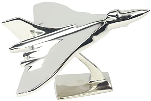 Image of 21cm Avro Vulcan Bomber Jet Plane Model Wing Span 21cm Nickel Plated Aluminium