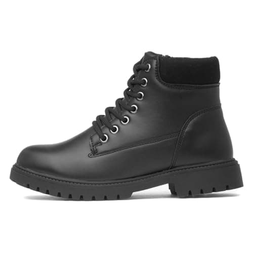 Image of STONE CREEK Junior Jamie Boys Black Zip Ankle Boot - Size 6 UK - Black