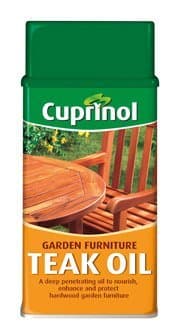Image of Cuprinol Teak Garden Furniture Oil 1 Litre