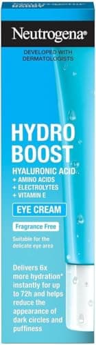 Image of Neutrogena Hydro Boost Eye Cream, with Hyaluronic Acid and Vitamin E, for Tired-Looking Eyes, 15ml