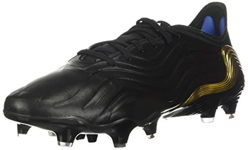 Image of adidas Copa Sense.1 FG Cleat - Men's Soccer, Core Black-white-gold Metallic, 4.5 UK
