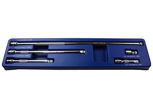 Image of US PRO 5PC 3/8'' DR. Wobble Extension Bar Set 4139