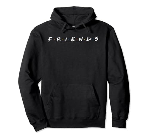 Image of Friends Logo White Pullover Hoodie
