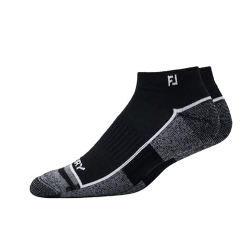 Image of FootJoy Mens ProDry Sport Black Golf Sock